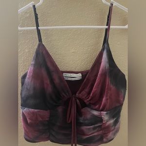 Urban Outfitters tie dye cut out tank top size L